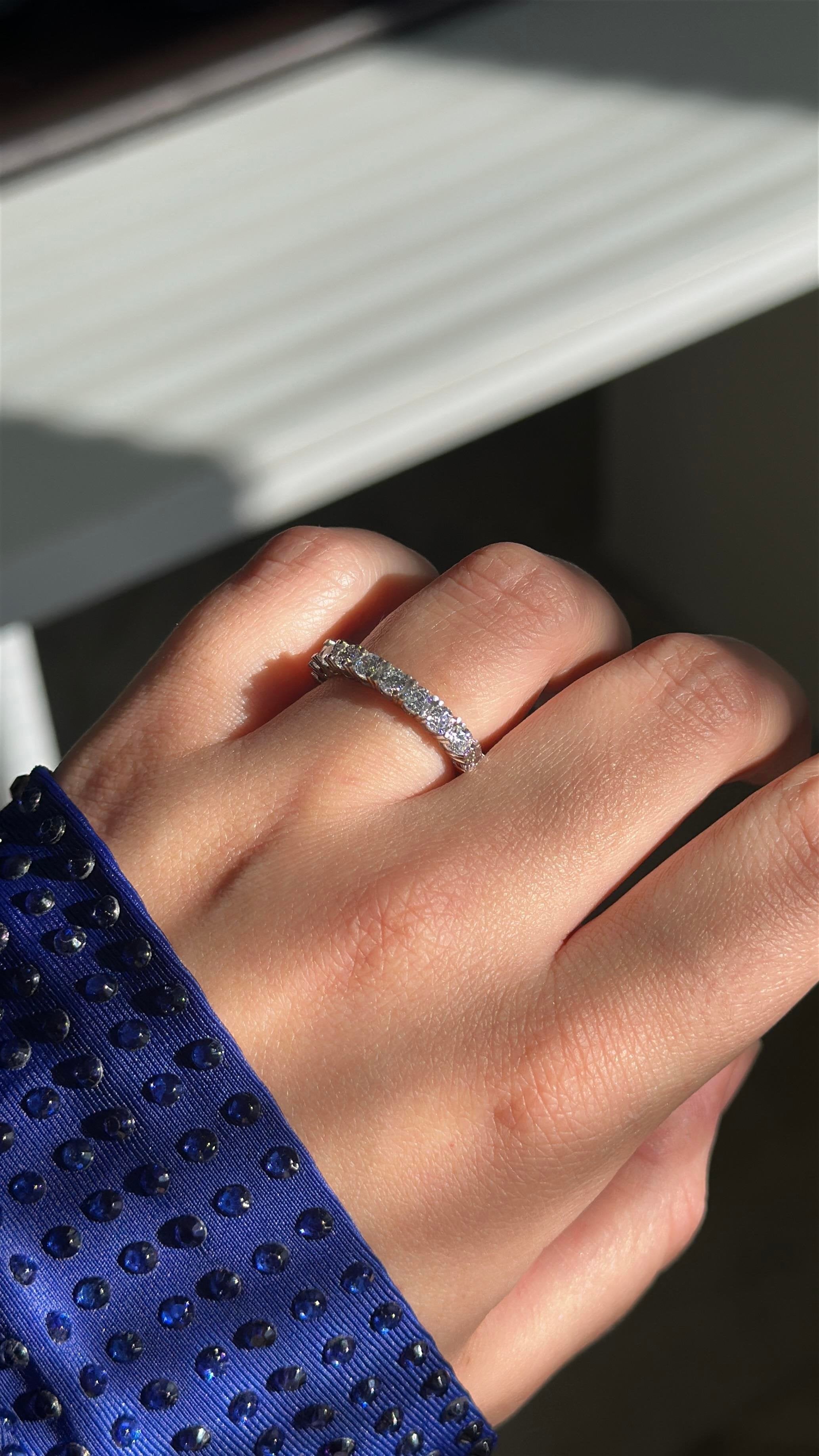 3MM 0.10 CT Full Eternity Ring
