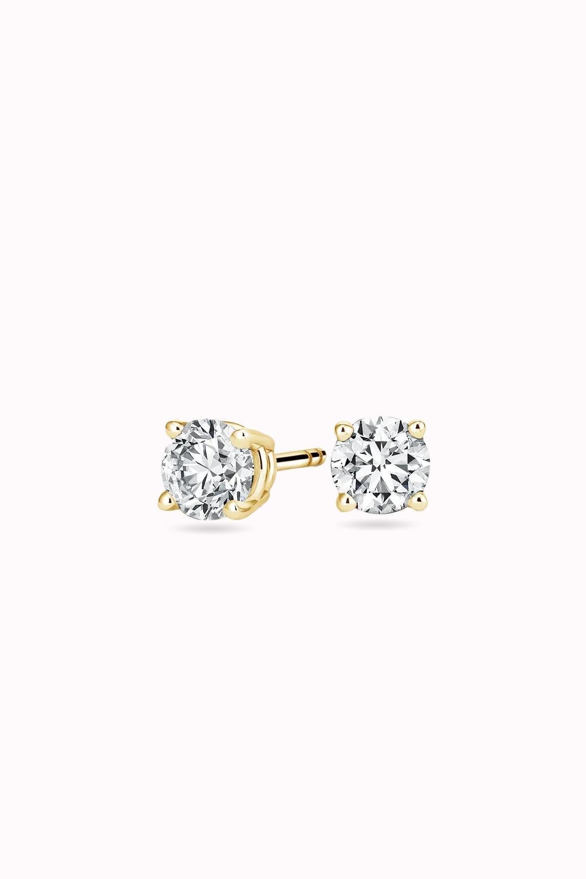 10MM | Round Cut Earrings