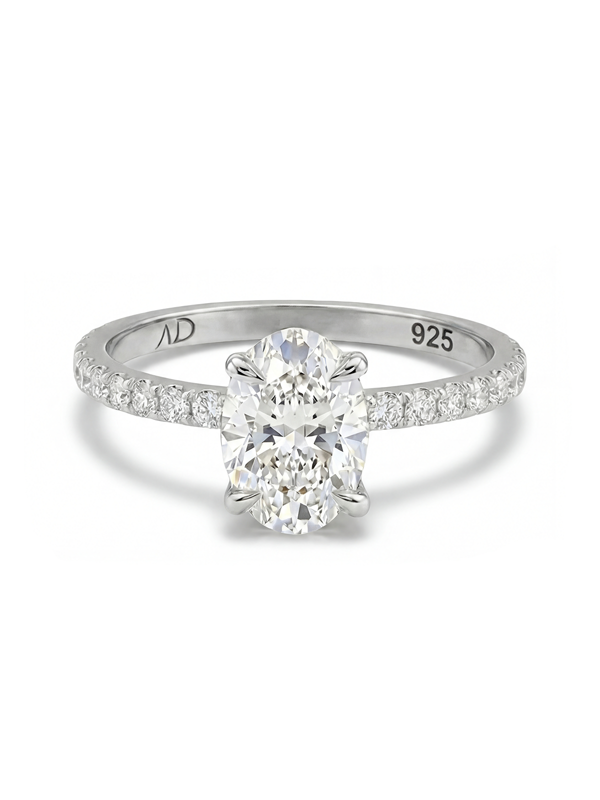 1.2CT | Oval Cut Eternity Ring