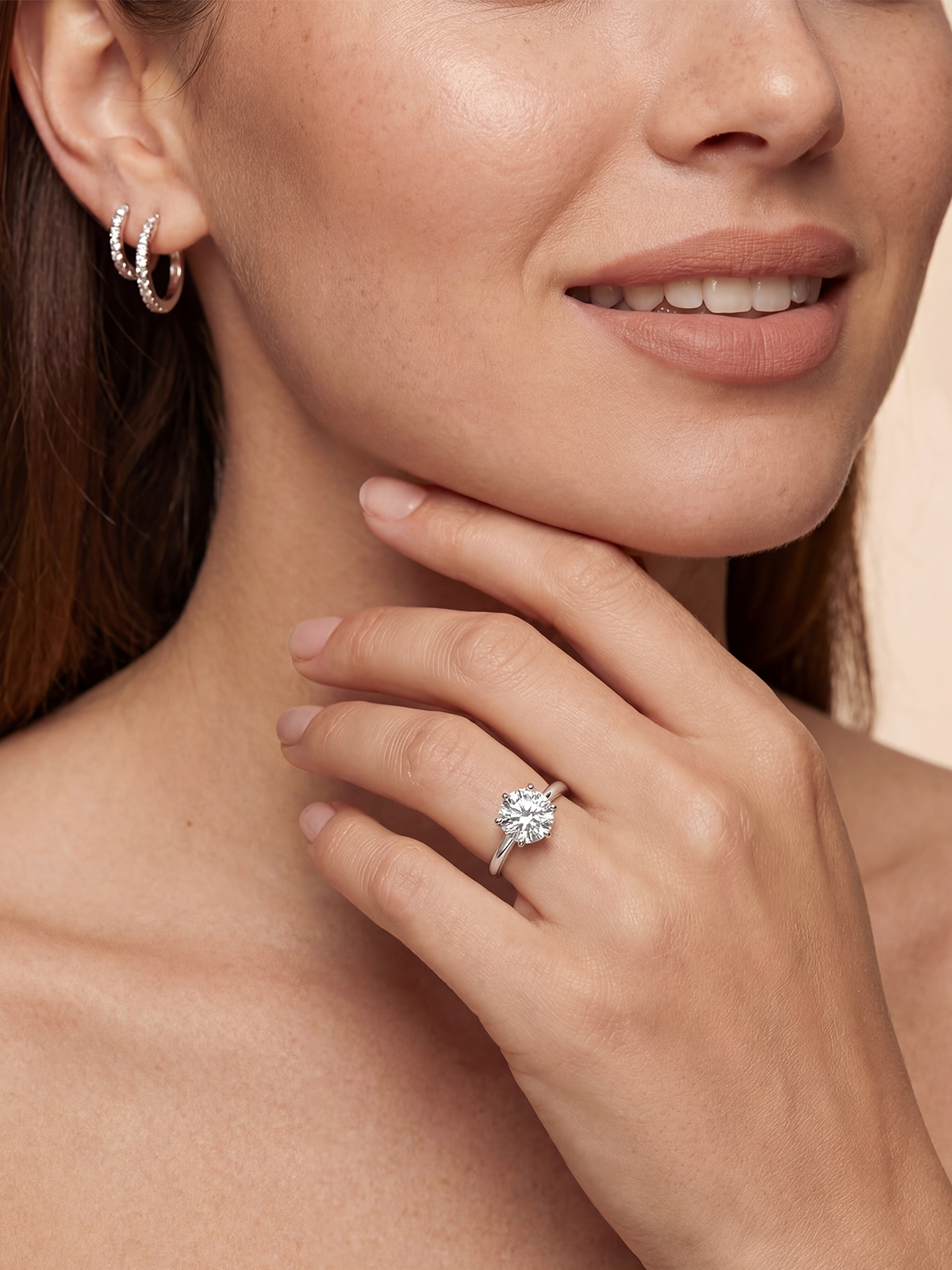 2.0CT | 6 Prong Solitaire Ring