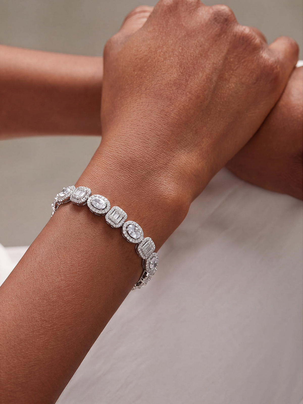 Rosalie Cast Tennis Bracelet