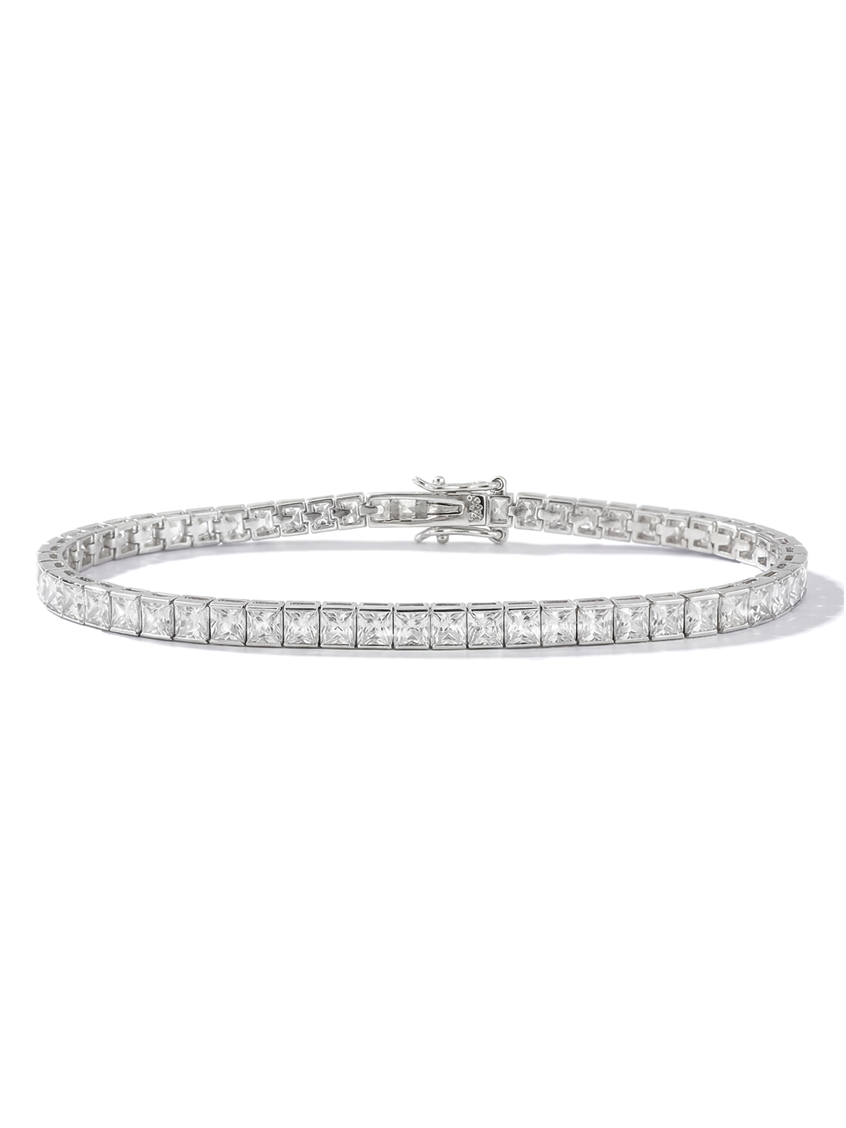 Princess Cut Tennis Bracelet