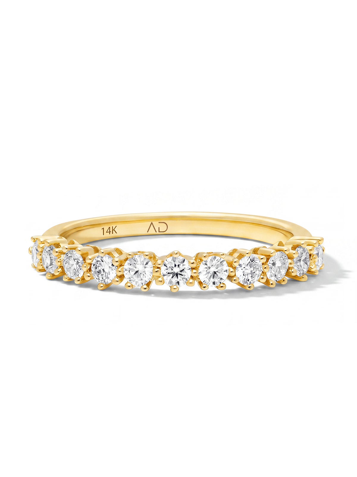 0.55CT Half Eternity Ring