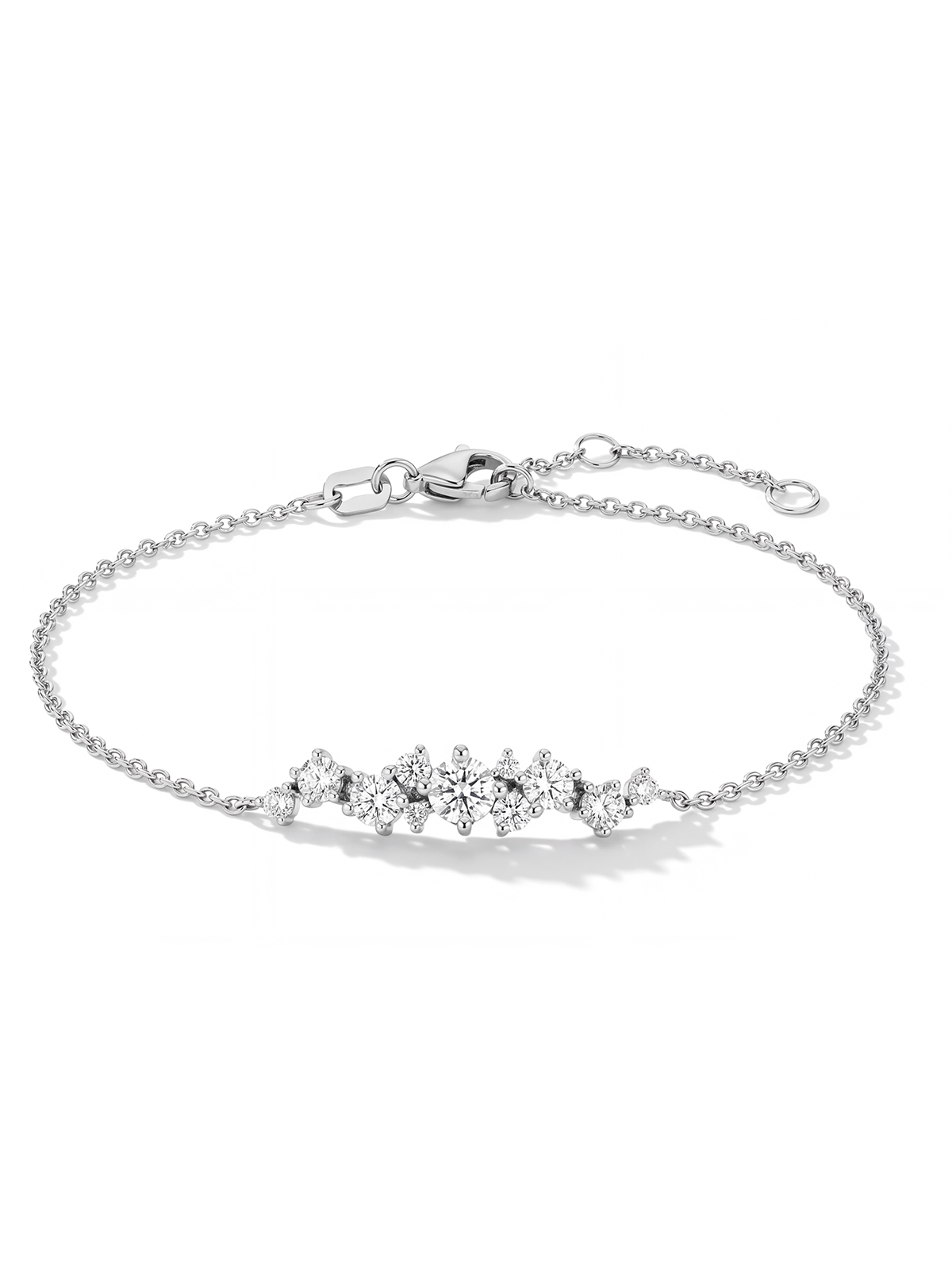 0.40 CT Cluster Bracelet