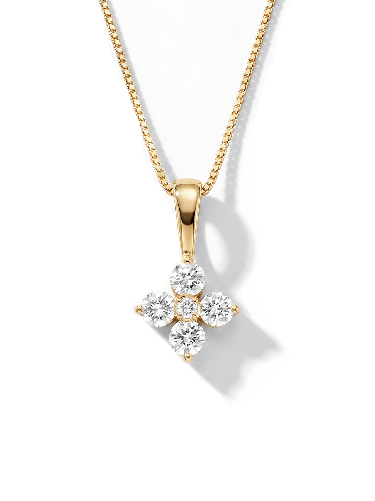 0.90CT Five Stone Necklace
