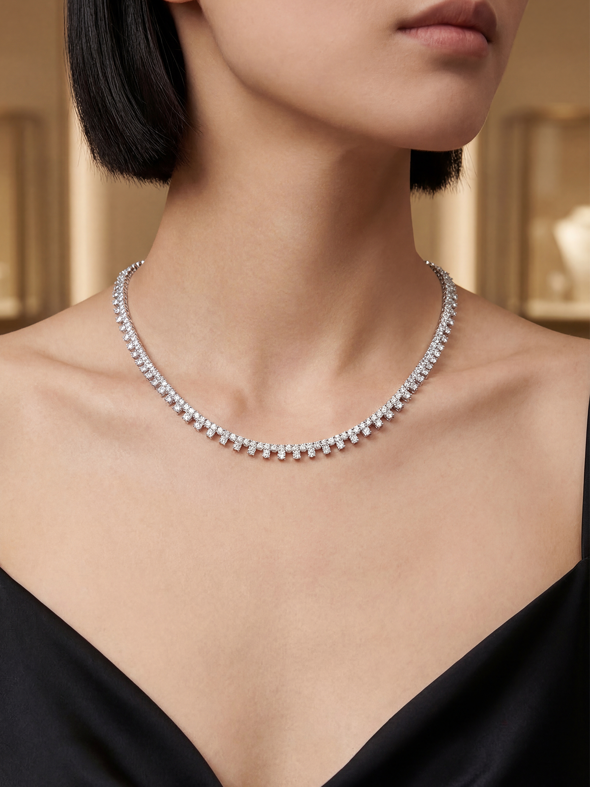 Aurel Tennis Necklace