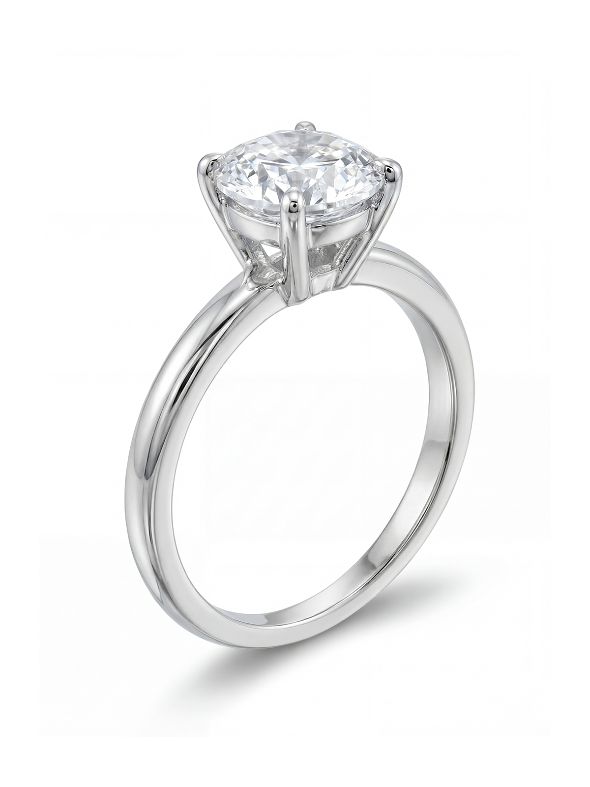 4.0CT | 4 Prong Solitaire Ring