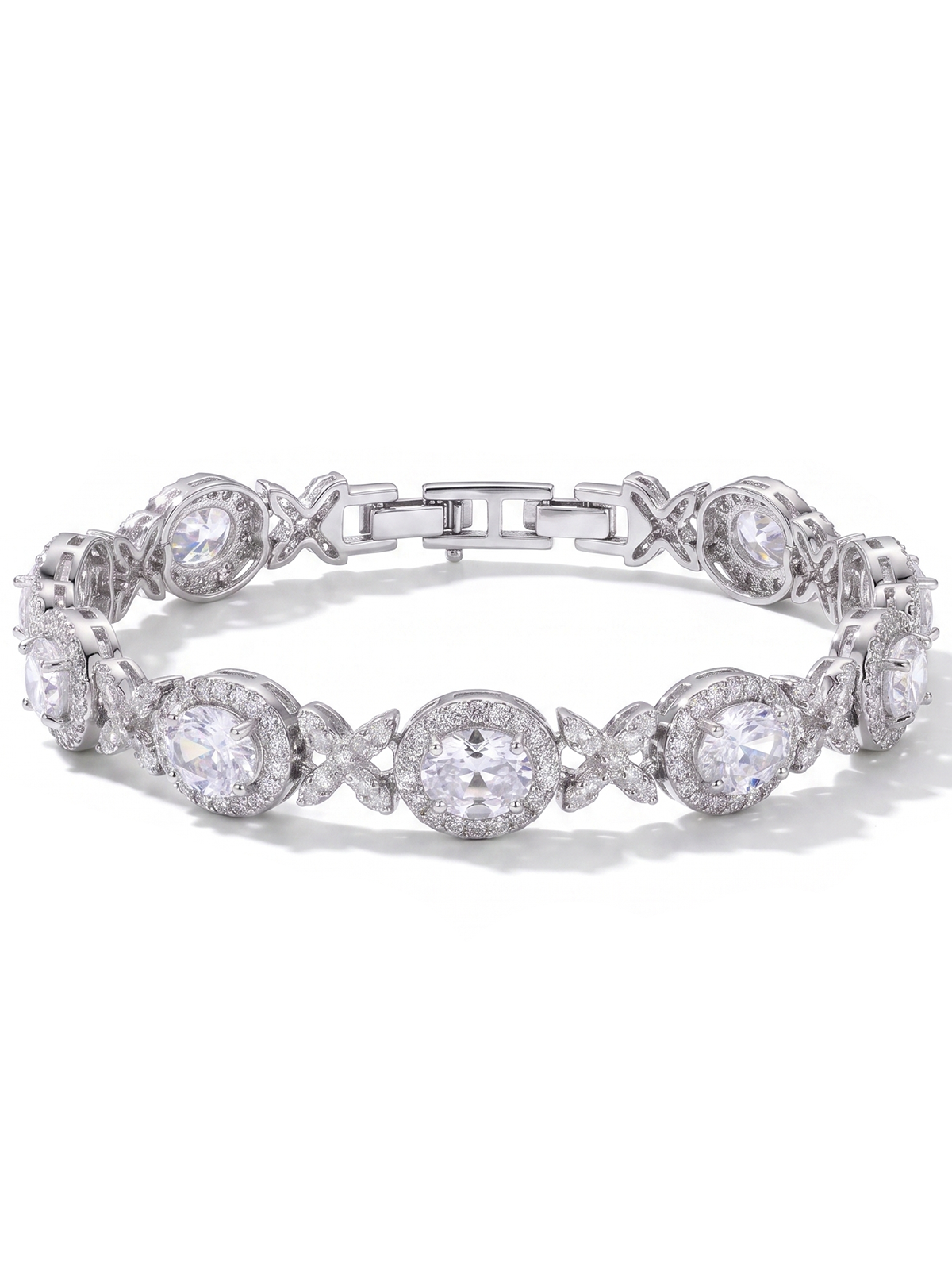 Elodie Cast Tennis Bracelet