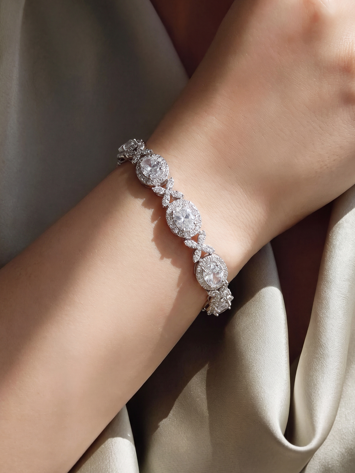 Elodie Cast Tennis Bracelet