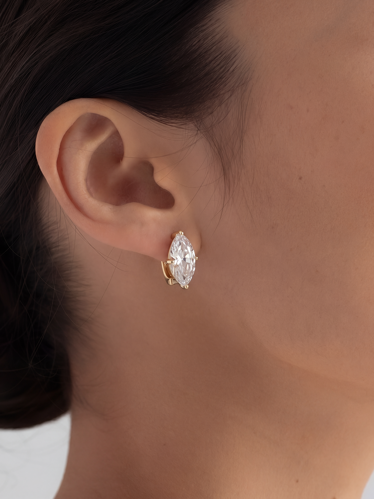 Marquise Solitaire Earrings