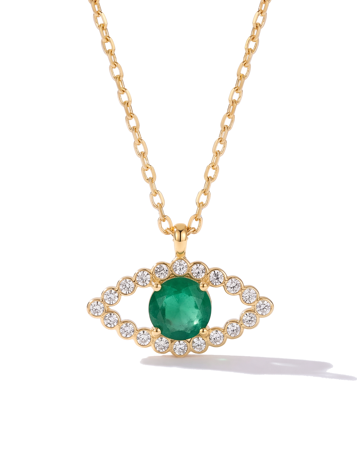 Green Eye Necklace