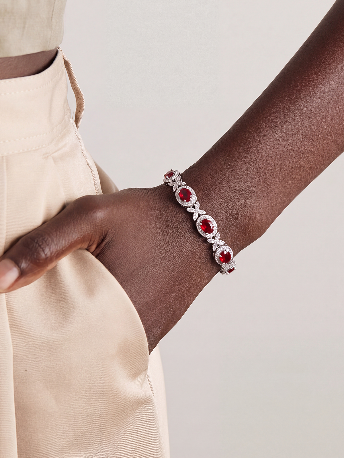 Adalina Cast Tennis Bracelet