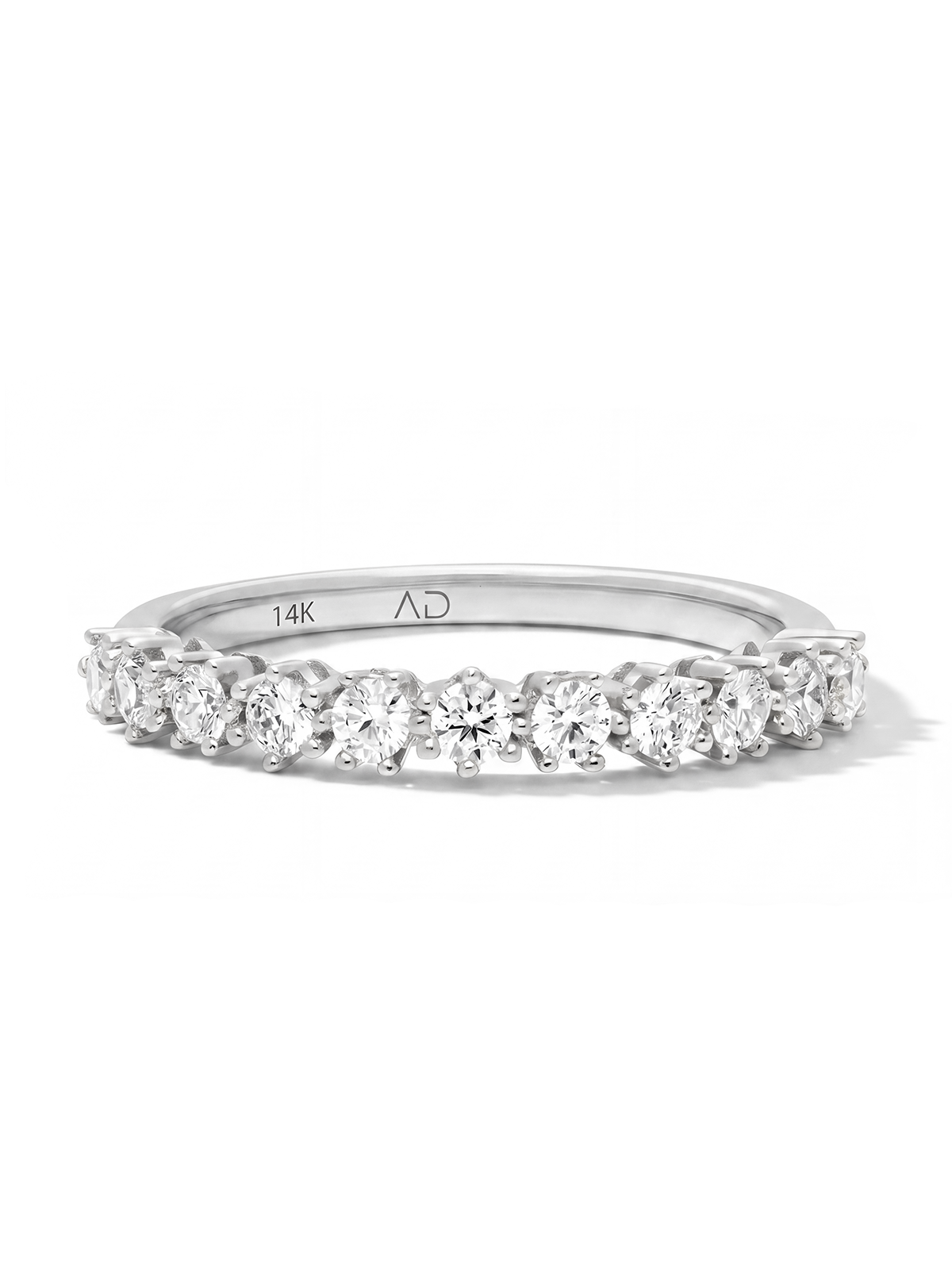 0.55CT Half Eternity Ring