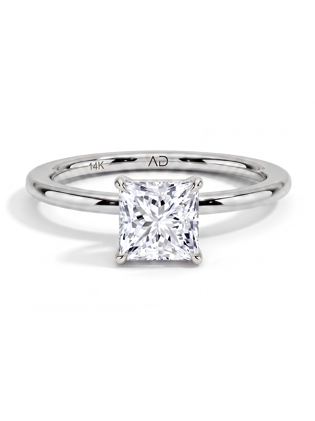 Princess Cut Solitaire Ring