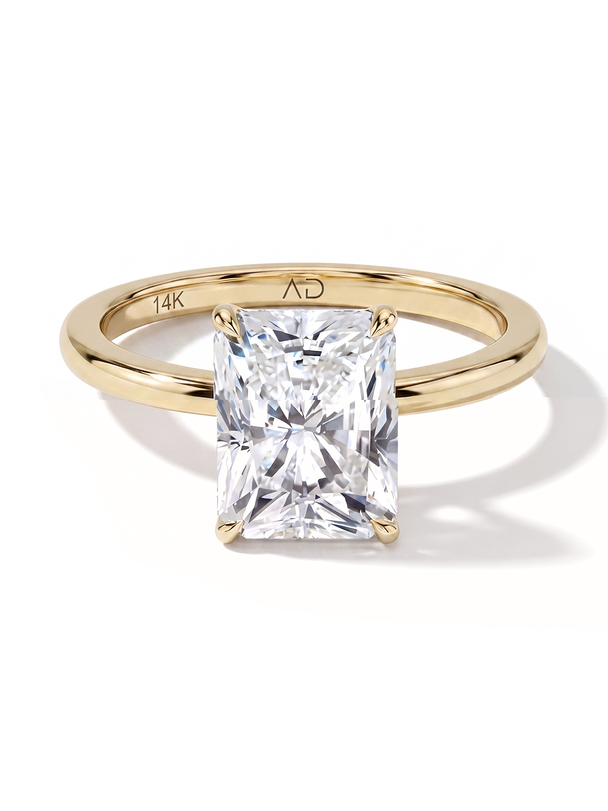 Radiant Cut Solitaire Ring