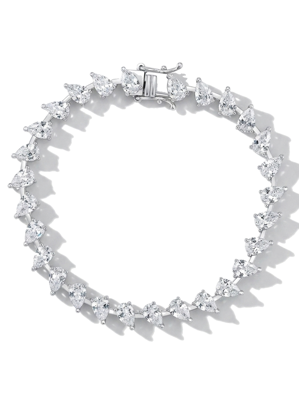 Pear Cut Tennis Bracelet