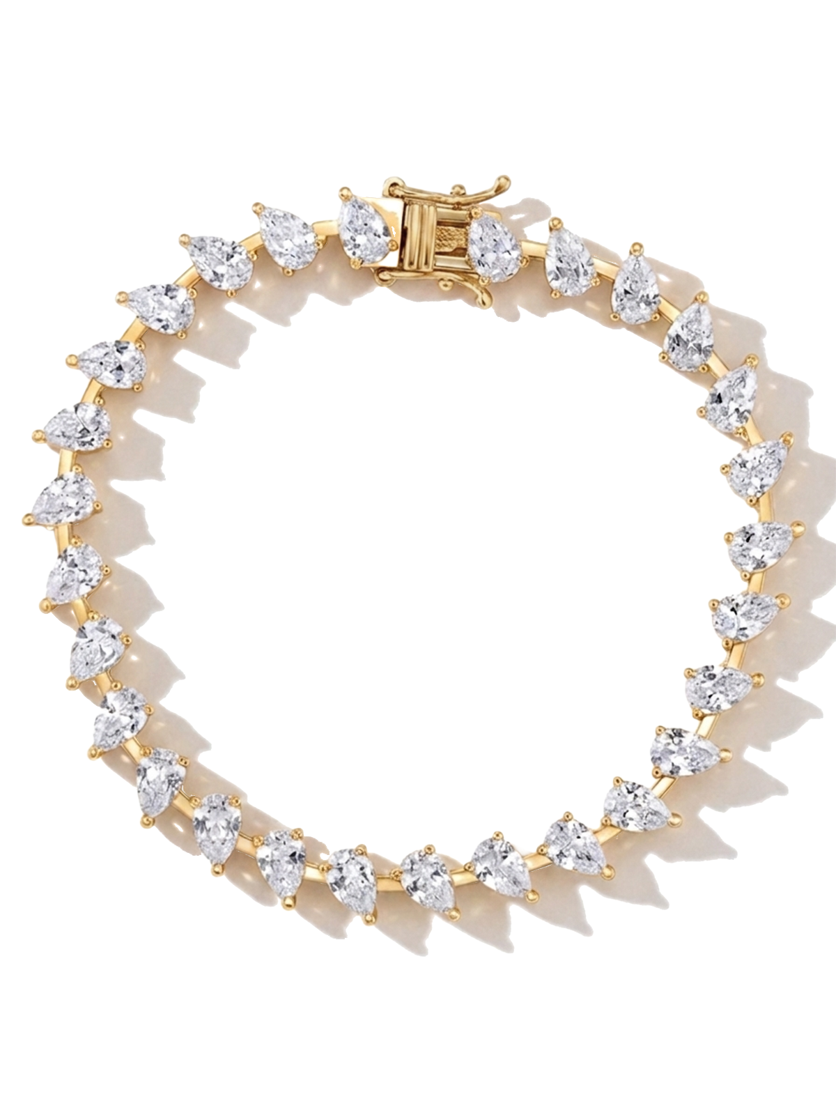 Pear Cut Tennis Bracelet