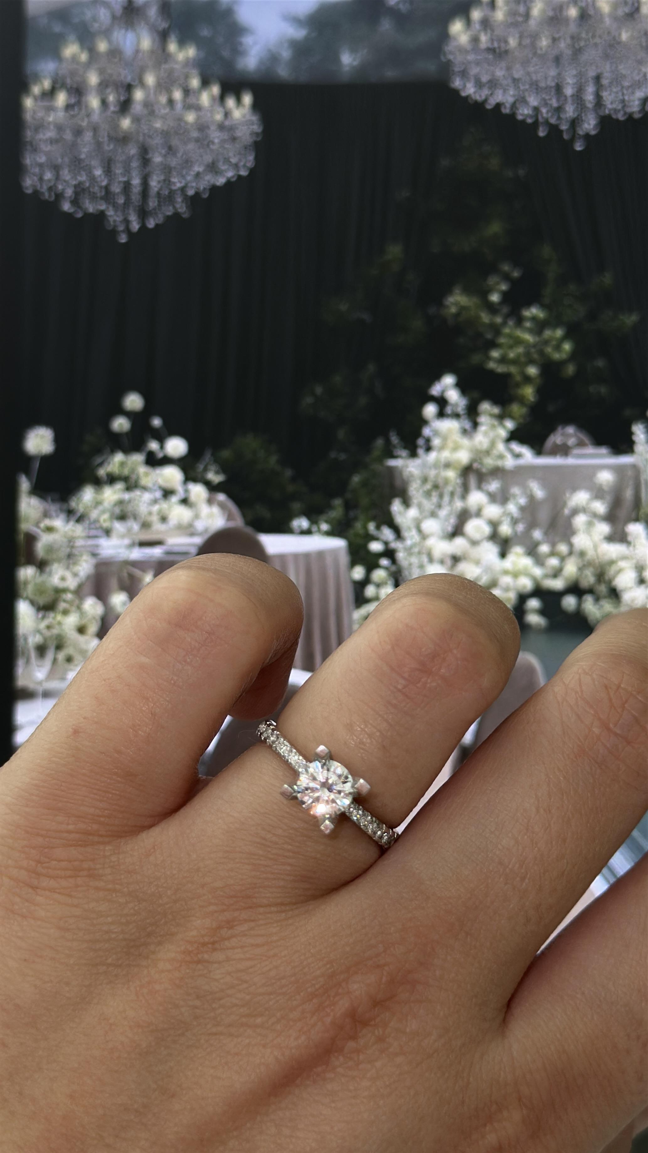 6MM 0.90CT Stony Tektaş Yüzük Atelier Duygu.