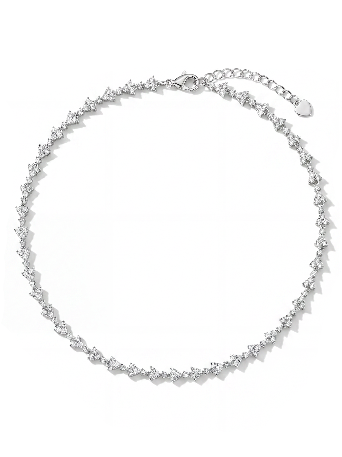 Alvera Cast Tennis Necklace