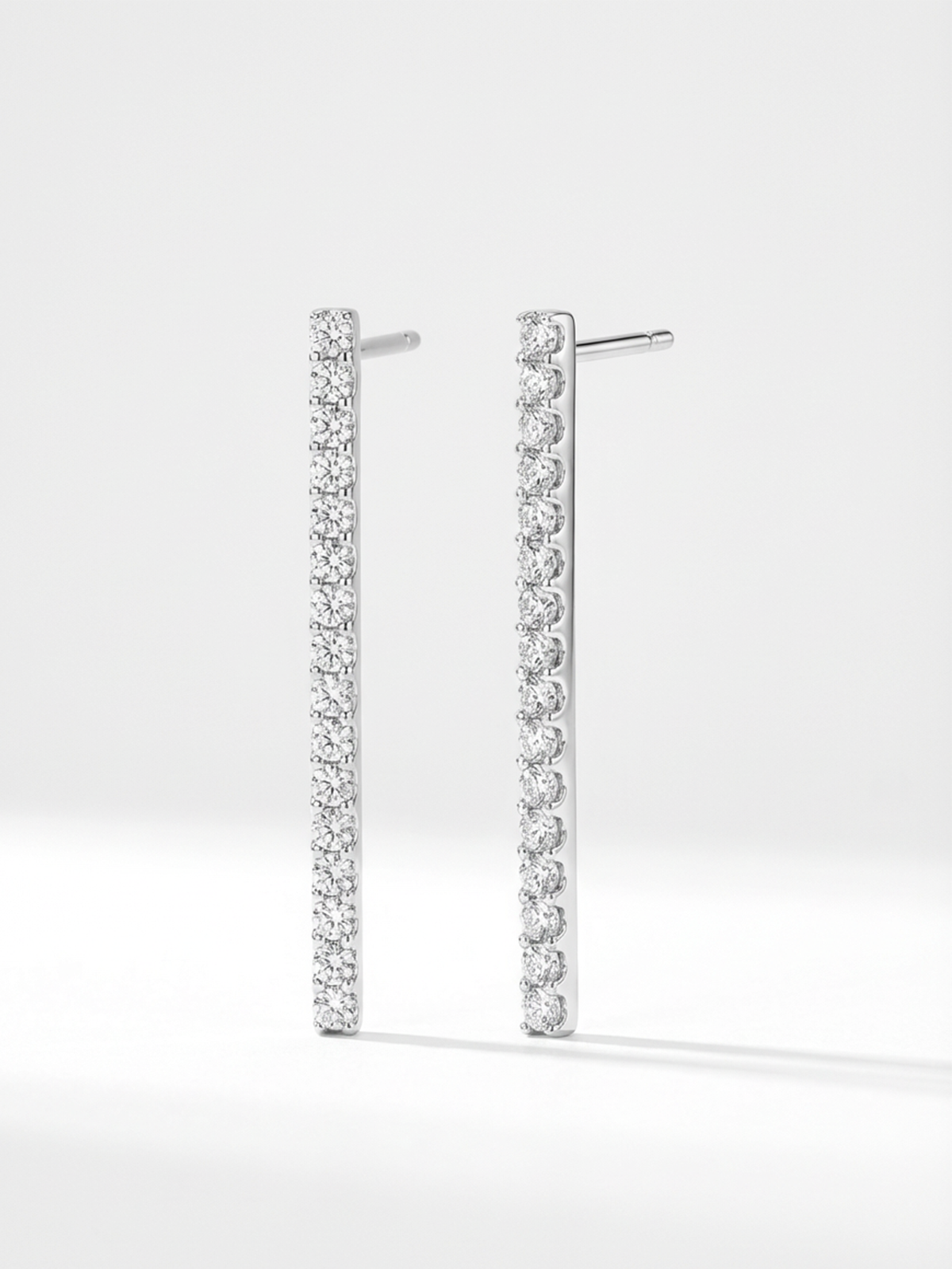 2MM | Cast Tennis Earrings
