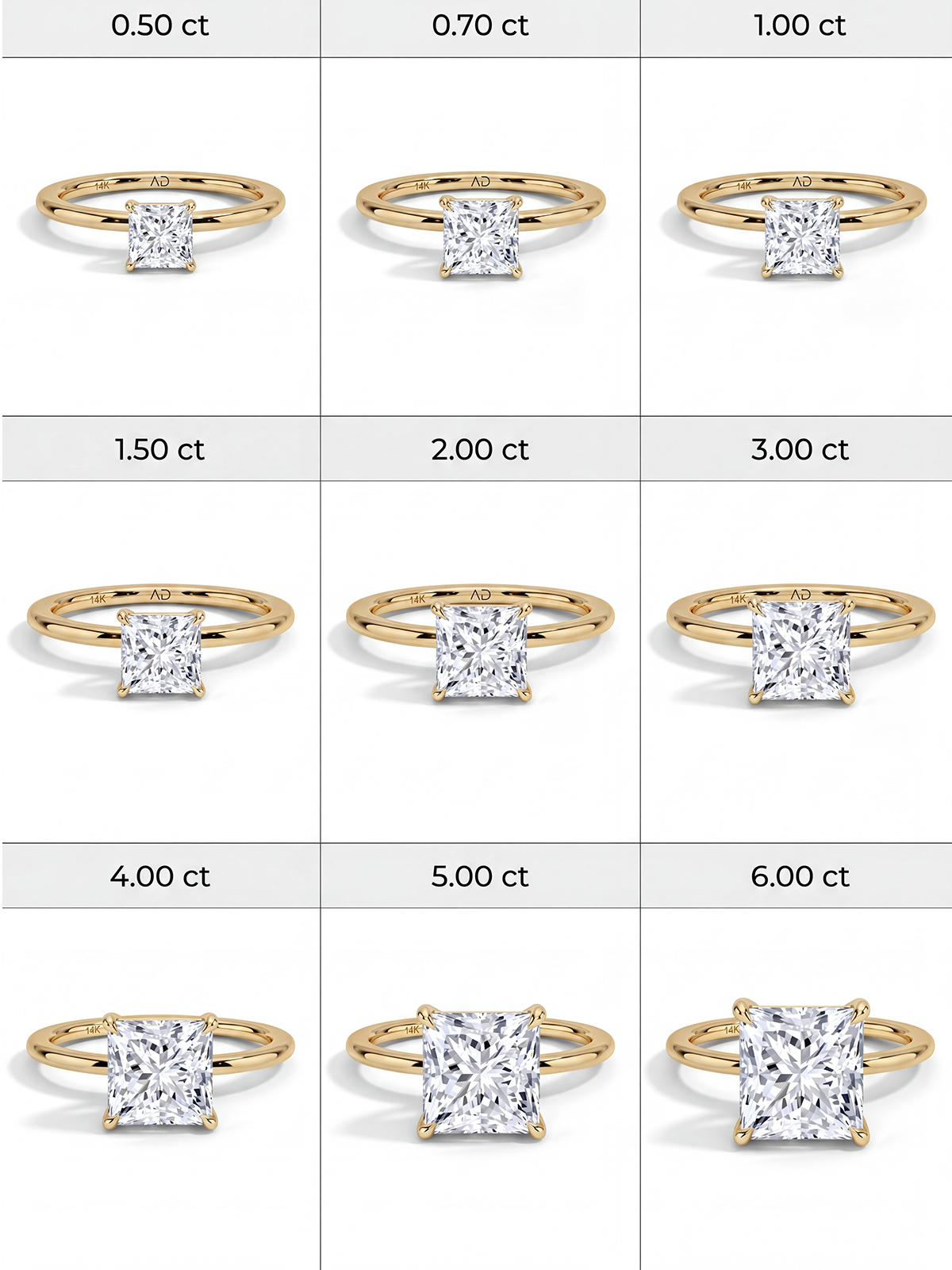 Princess Cut Solitaire Ring