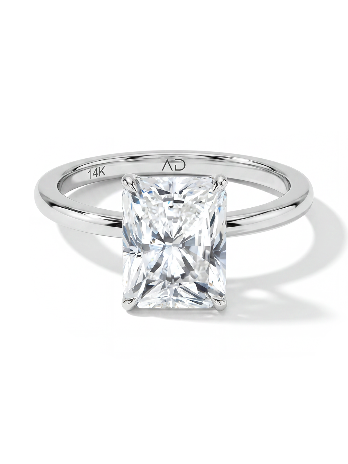 Radiant Cut Solitaire Ring