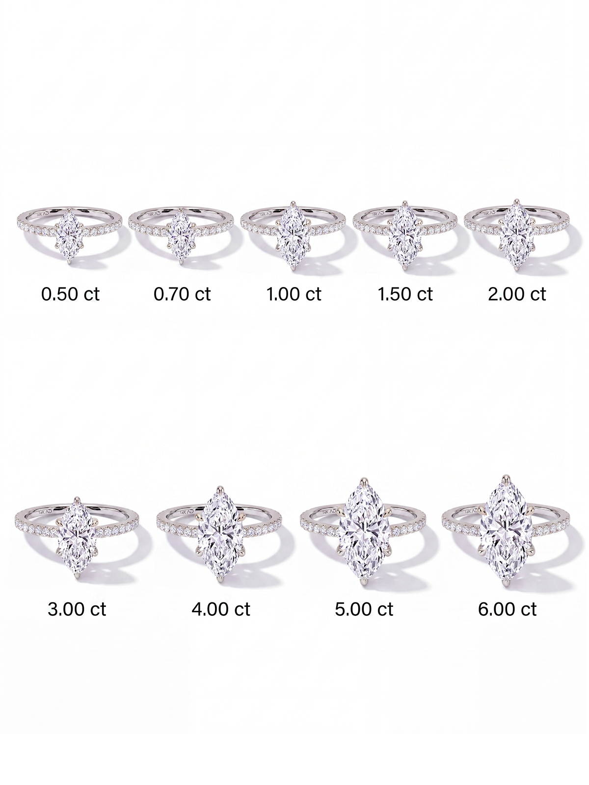 Marquise Cut Style Stone-Set Solitaire Ring