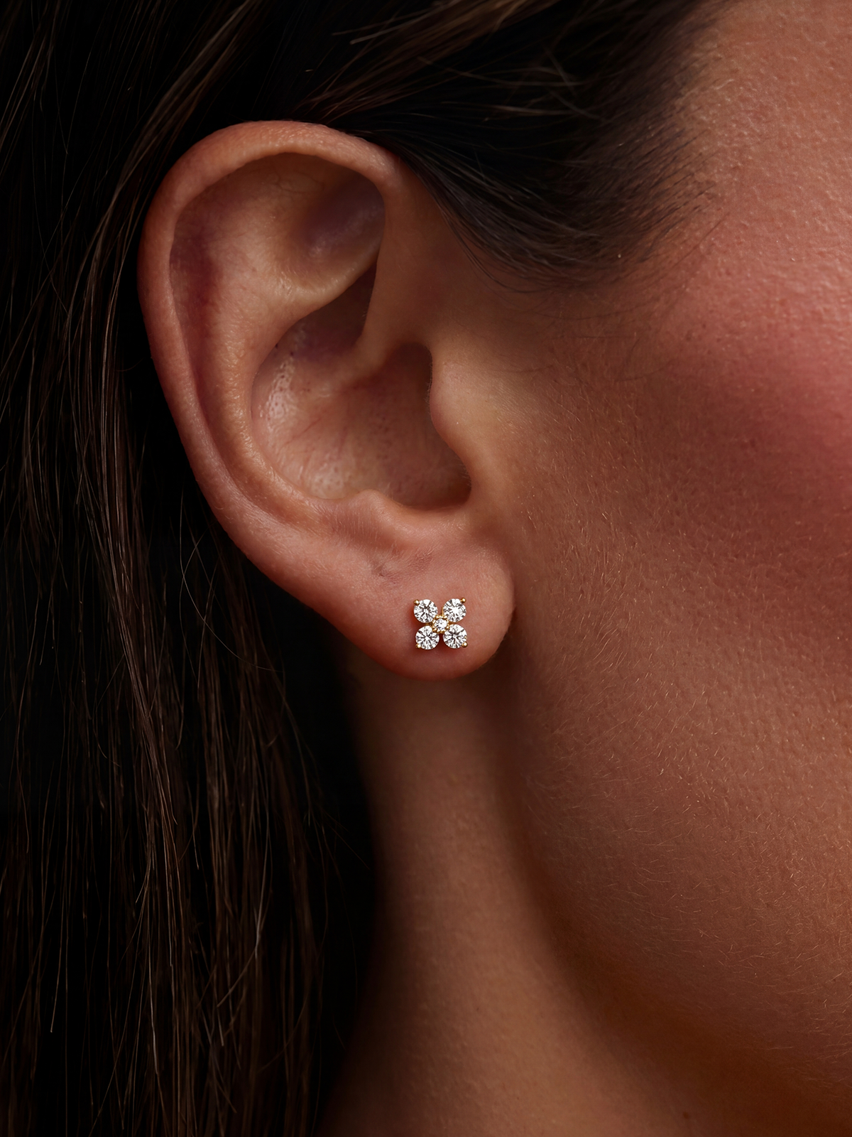 1.8CT Solitaire Earrings
