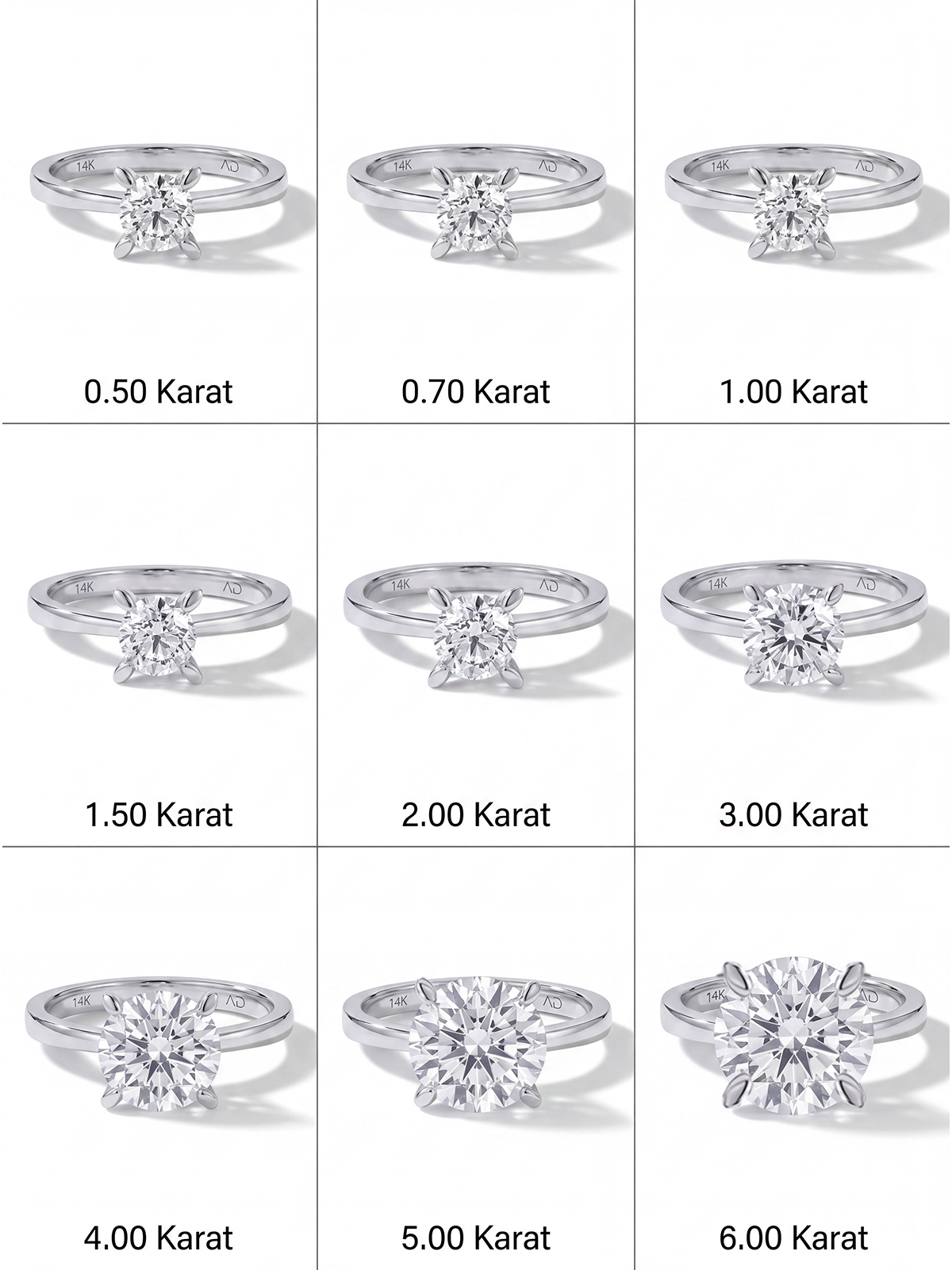 Badem Prong Solitaire Ring