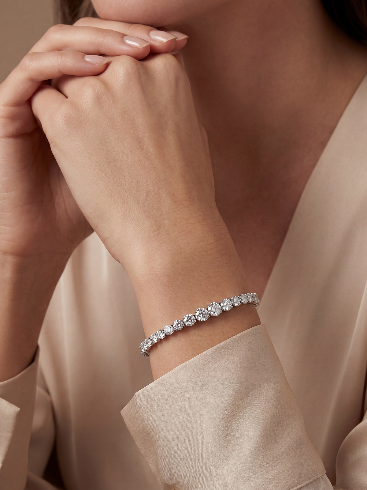 Filigree Tennis Bracelet