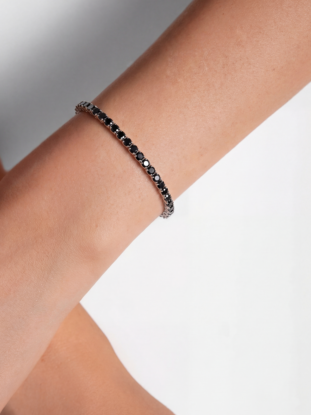3MM | Black Tennis Bracelet