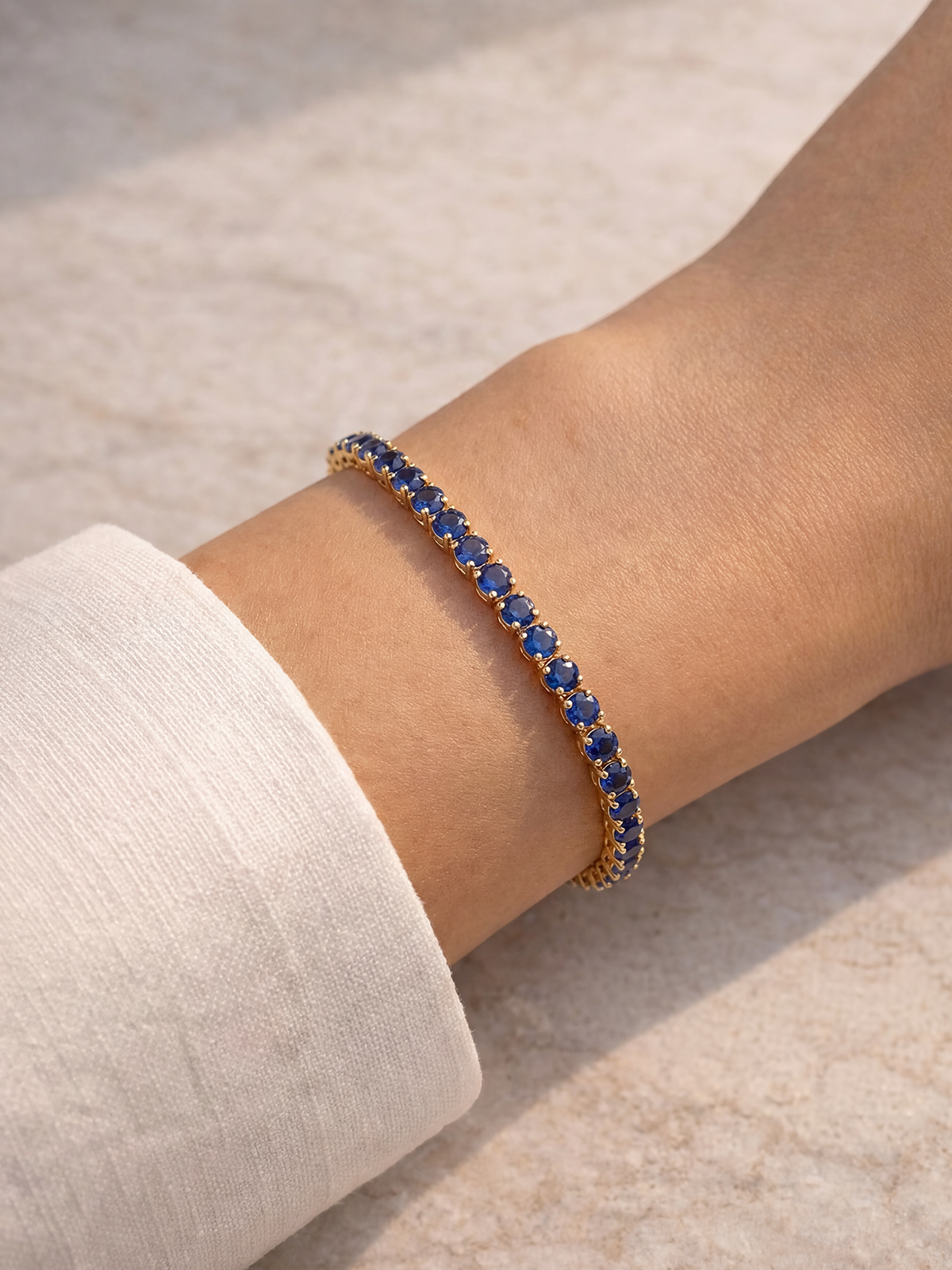 3MM | Navy Tennis Bracelet