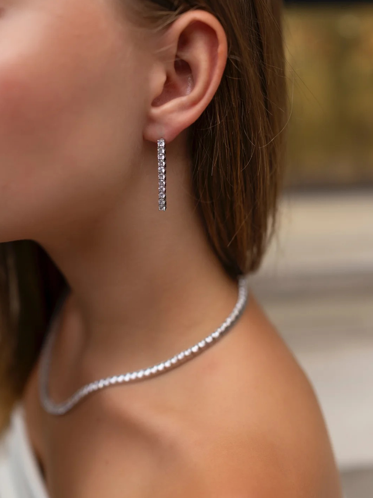 3MM | Cast Tennis Earrings