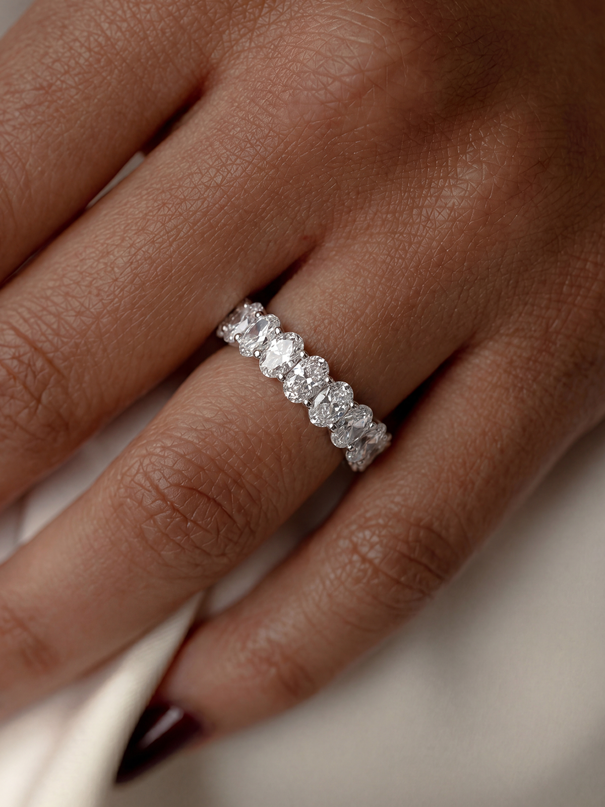 Oval Eternity Ring