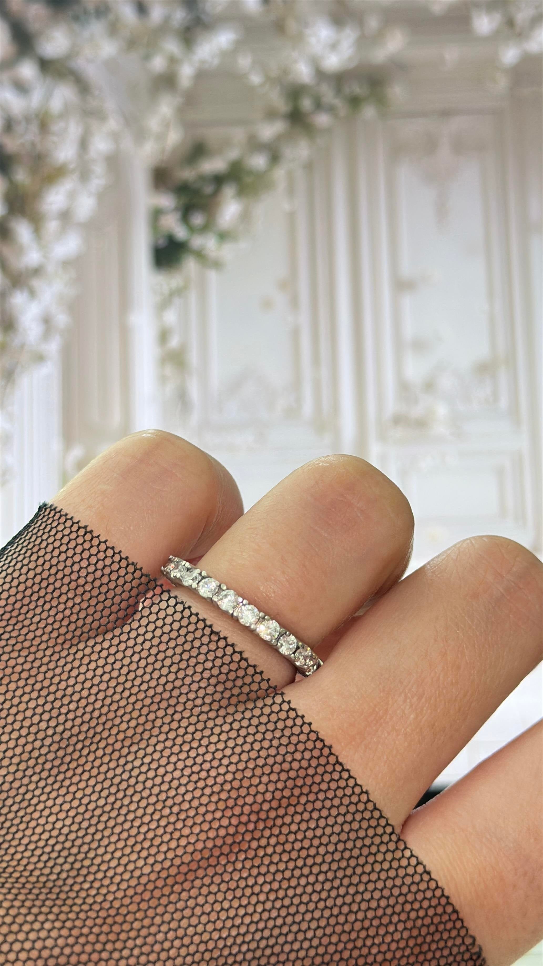 2.5MM 0.06 CT Full Eternity Ring