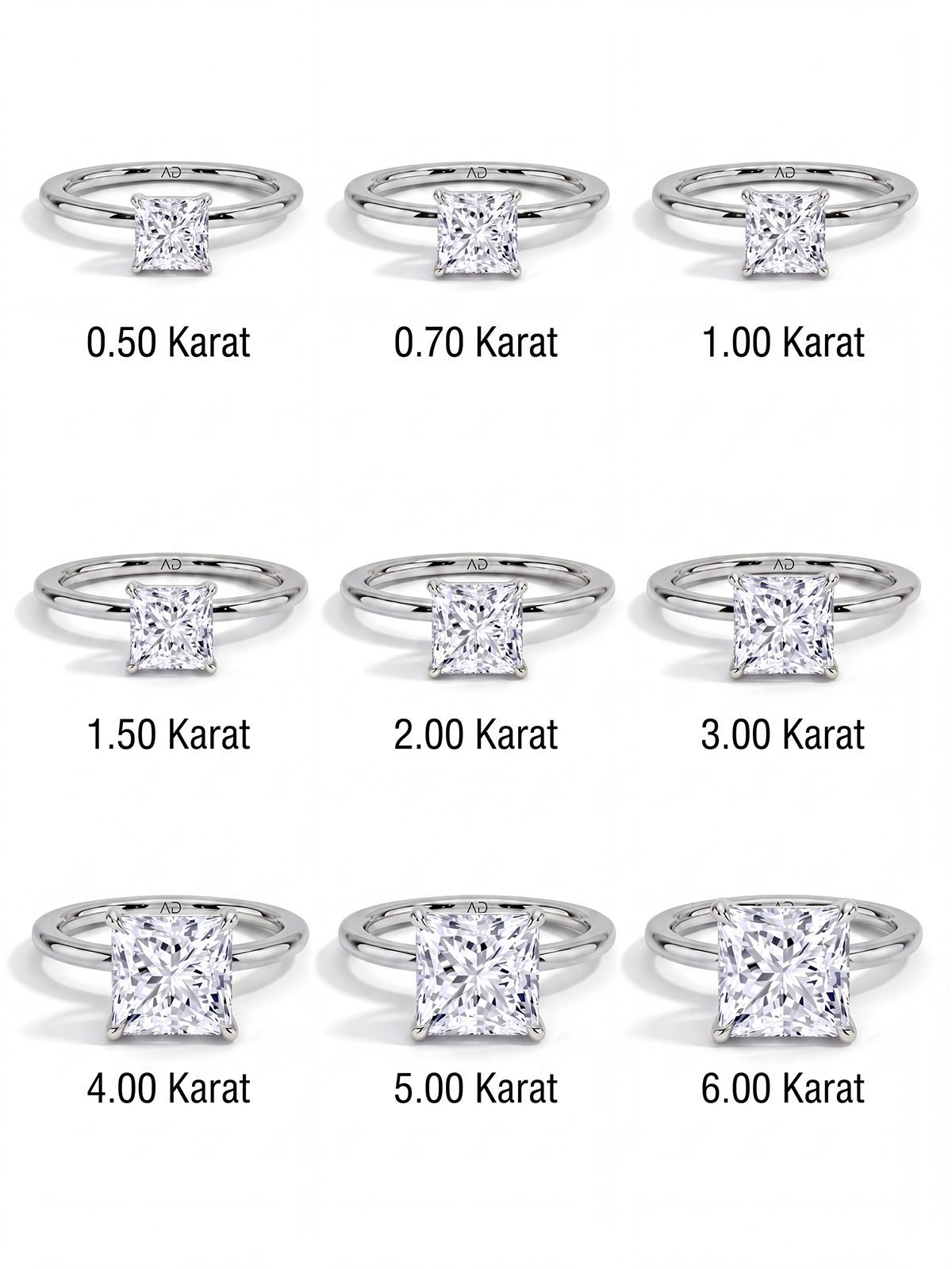 Princess Cut Solitaire Ring