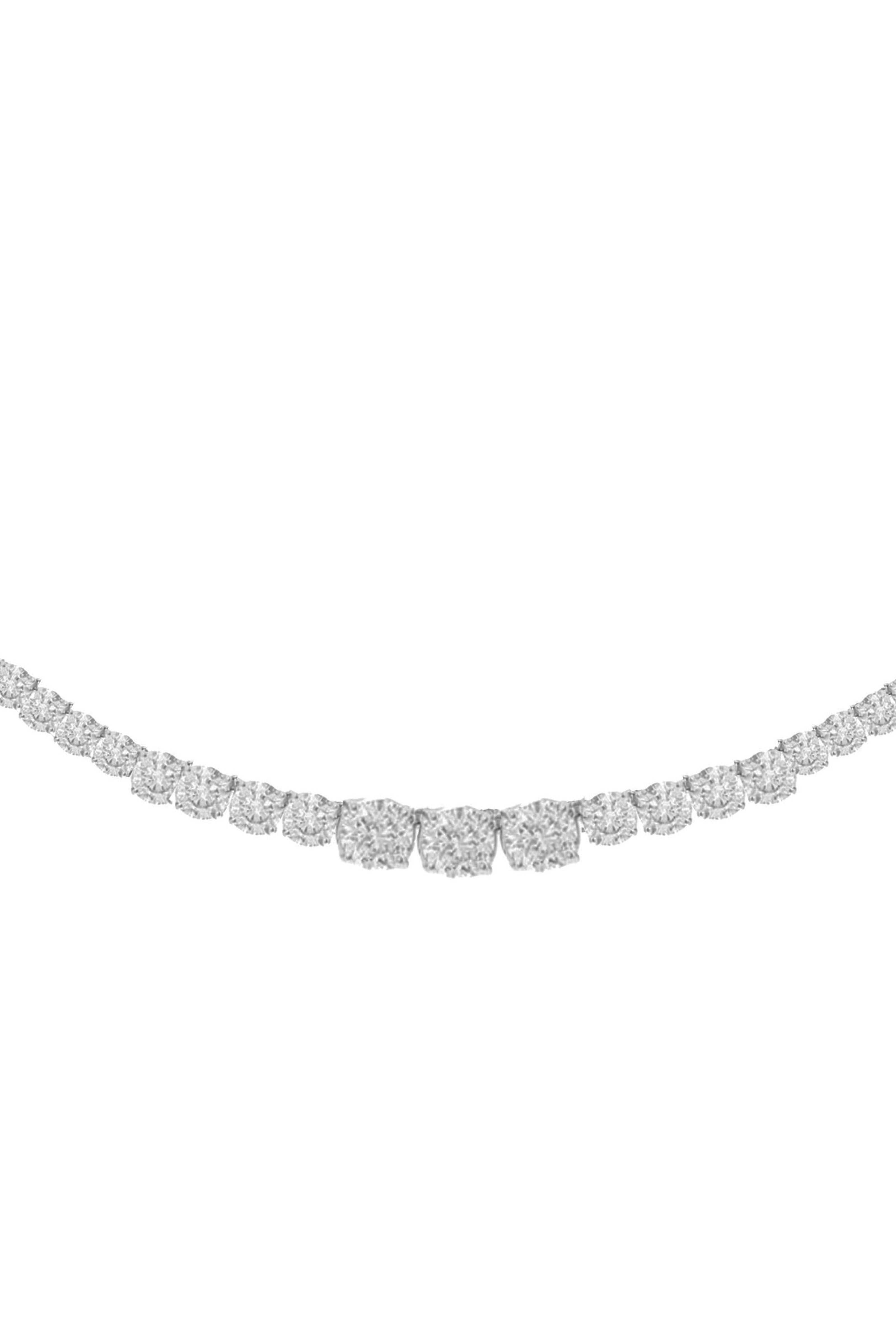 Filigree Cast Tennis Necklace