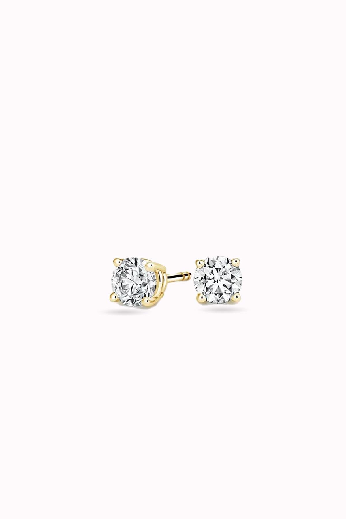 4MM | Round Cut Earrings