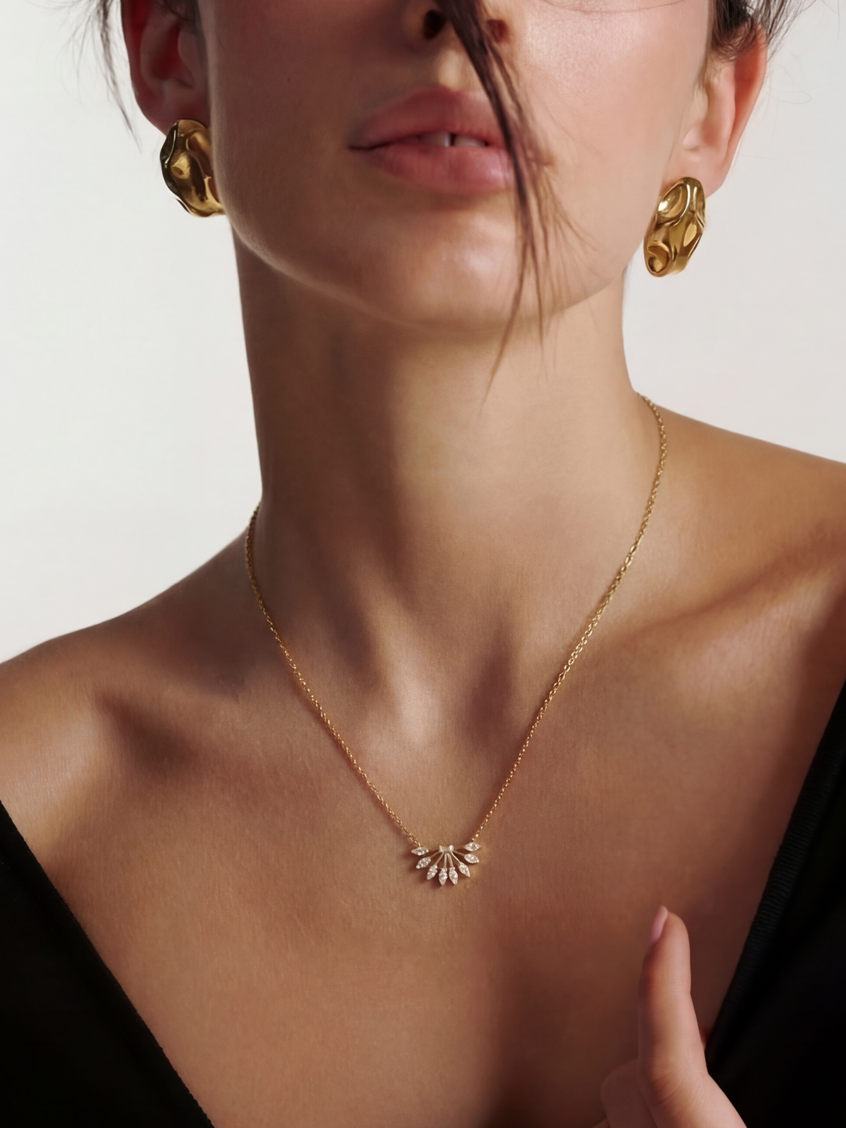 Solea Marquise Stone-Set Necklace