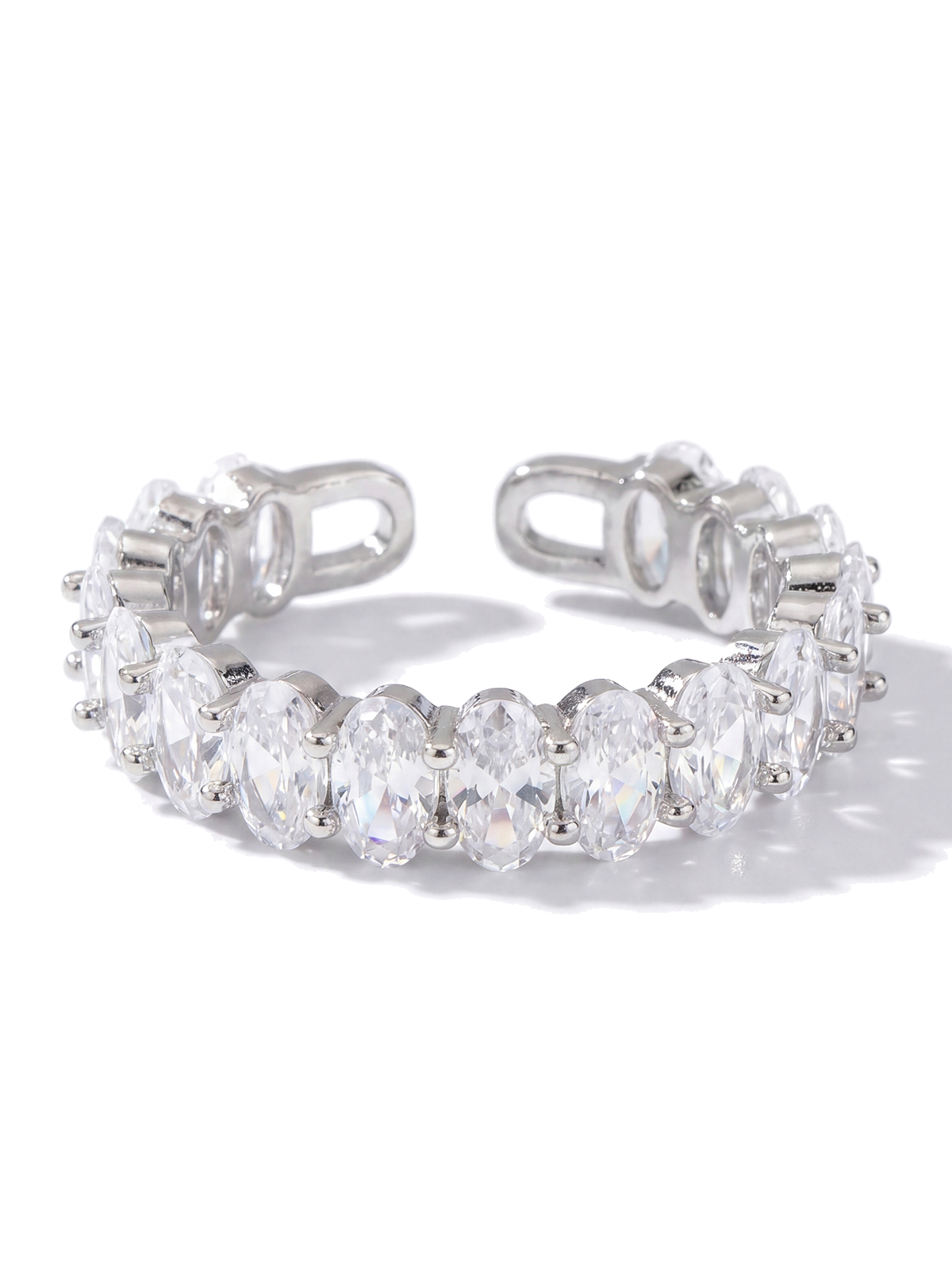 Oval Cut Full Eternity Ring