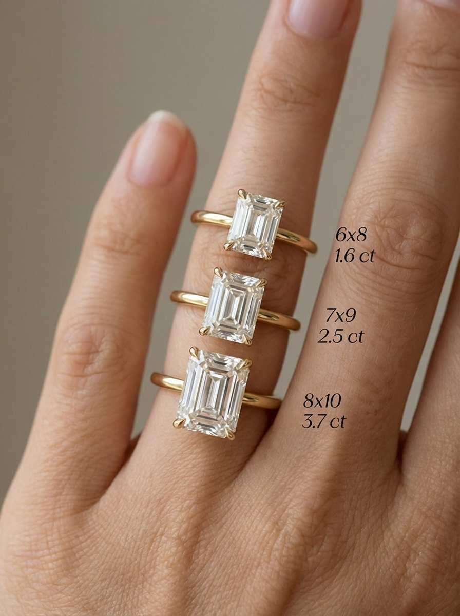 1.6CT | Emerald Cut Ring