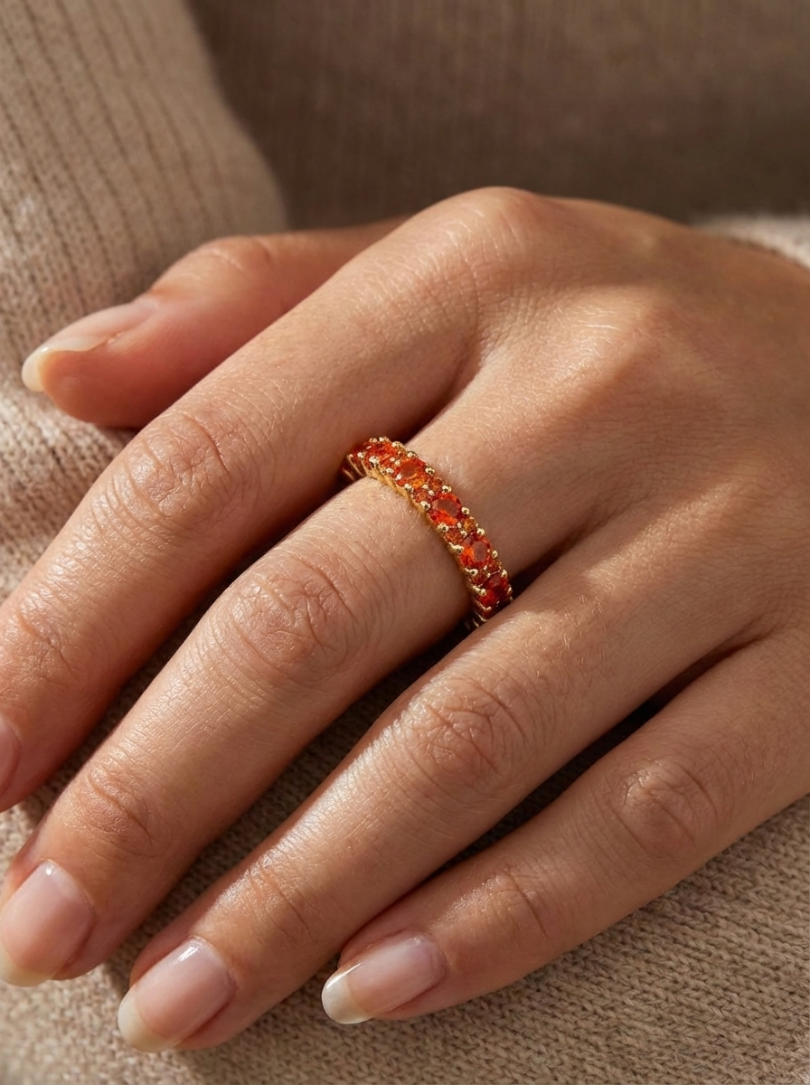 2.5MM | Red Full Eternity Ring