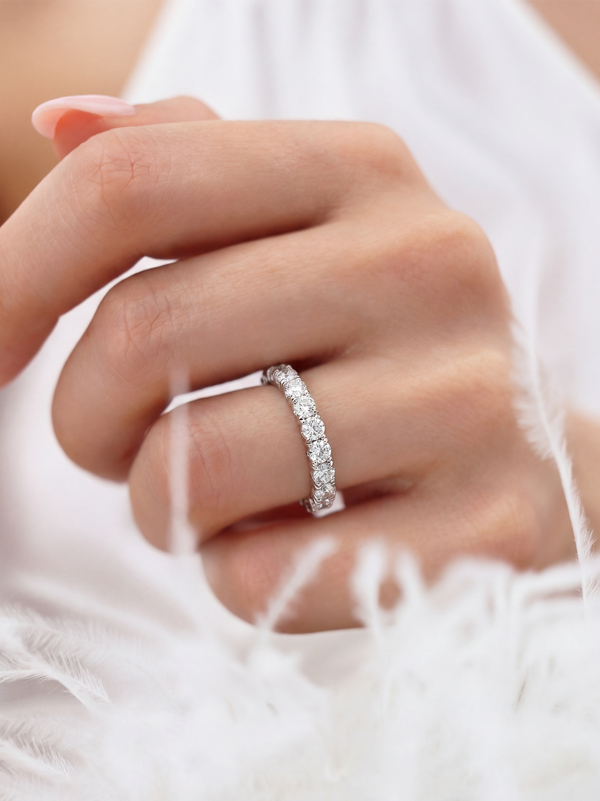 1.20CT Half Eternity Ring