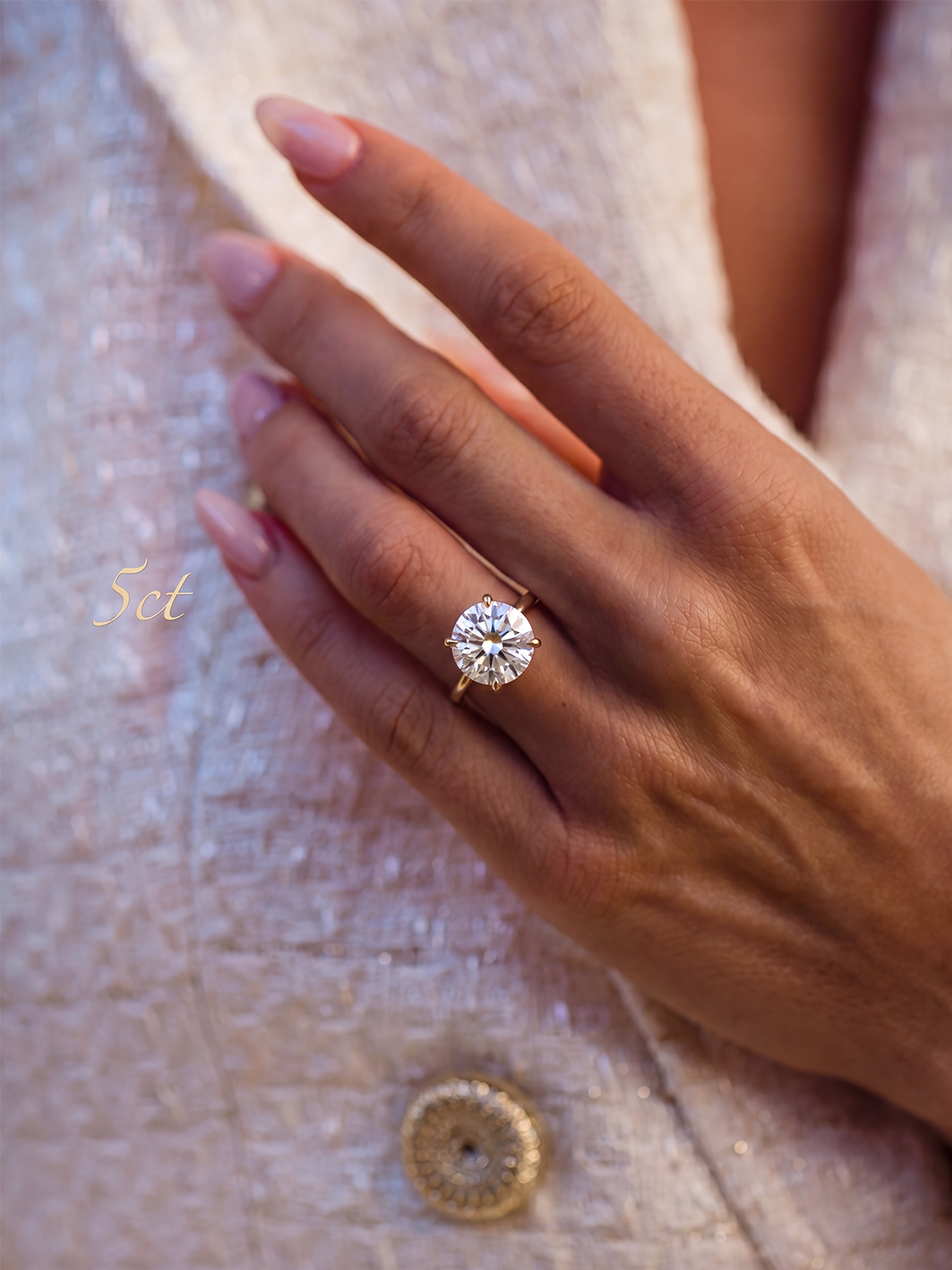 4 Prong Solitaire Ring