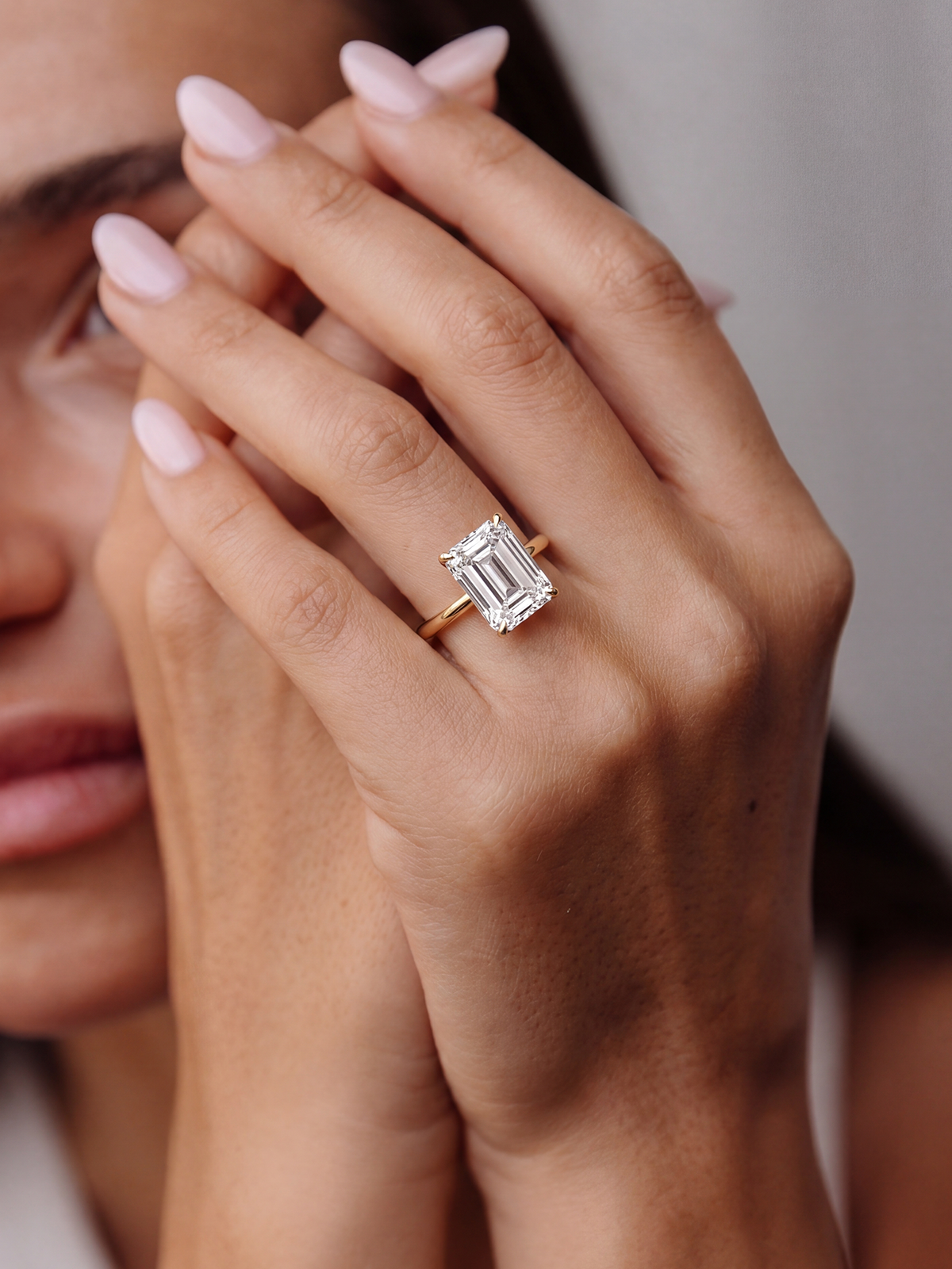 Emerald Cut Solitaire Ring