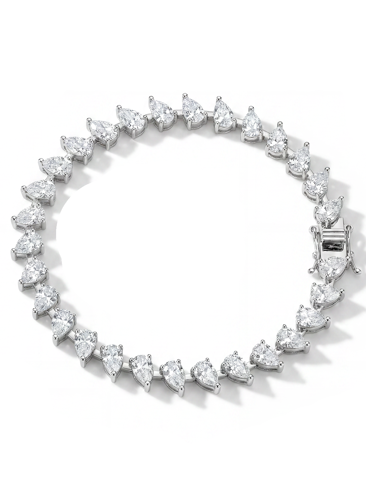 Pear Cut Tennis Bracelet