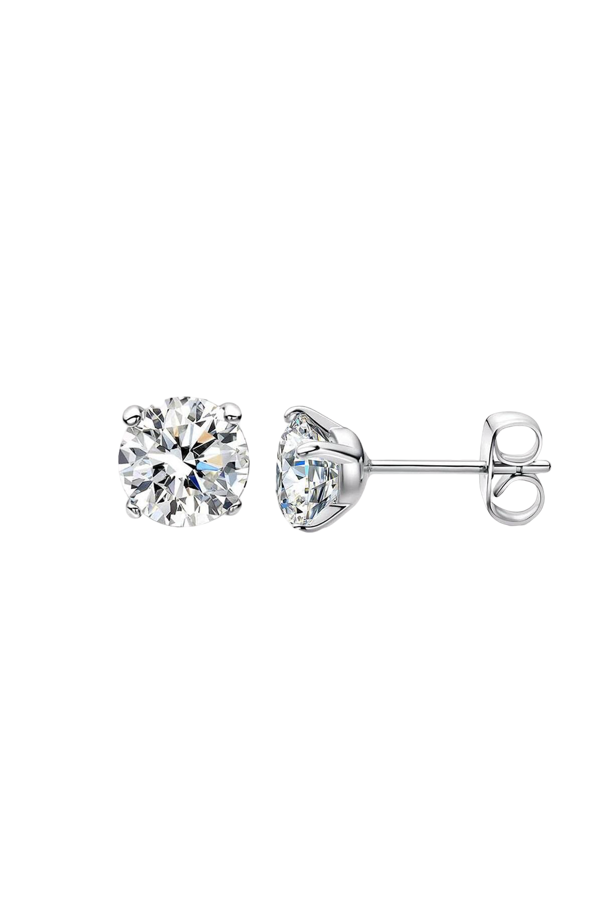 10MM | Round Cut Earrings