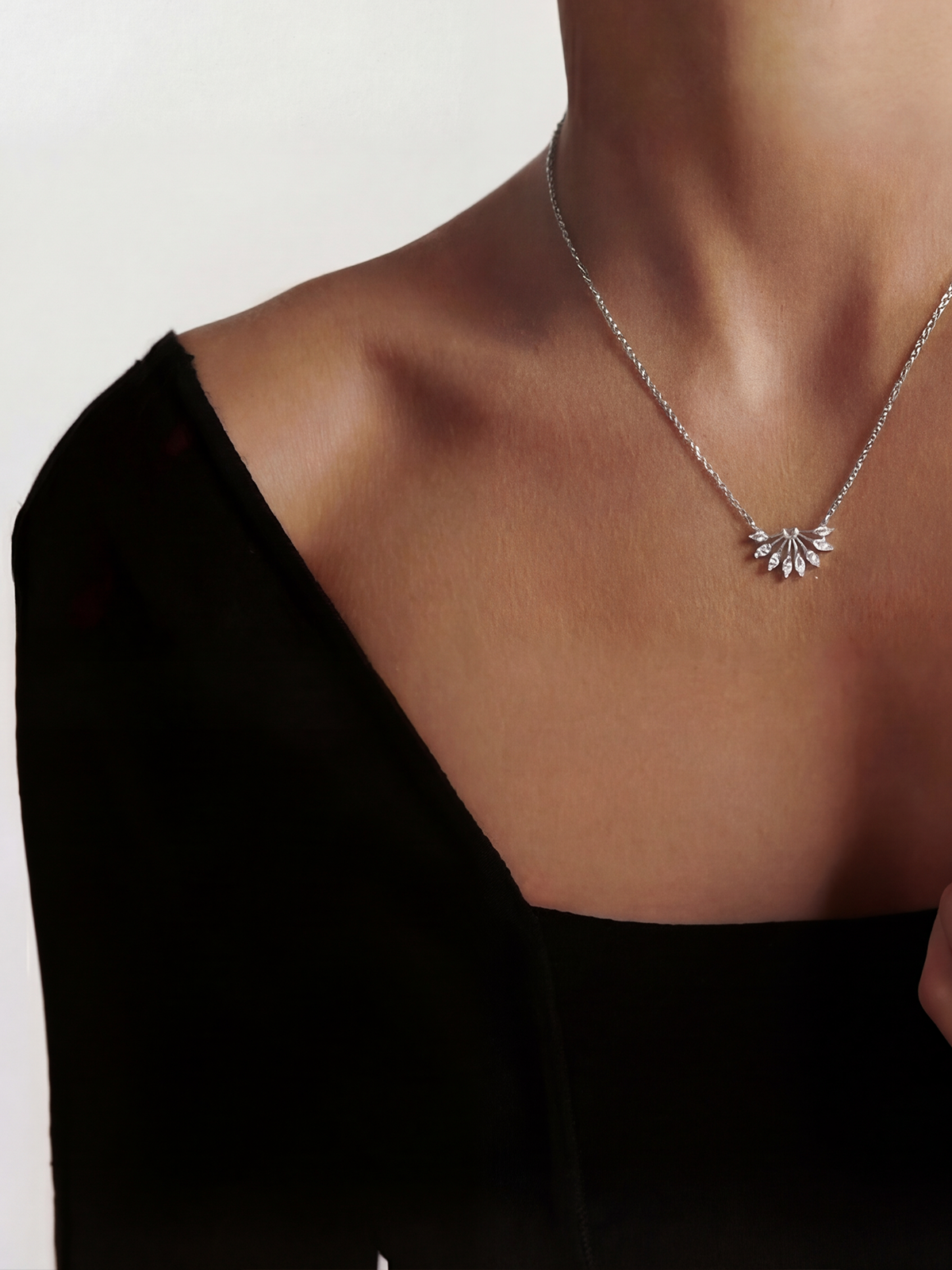 Solea Marquise Stone-Set Necklace