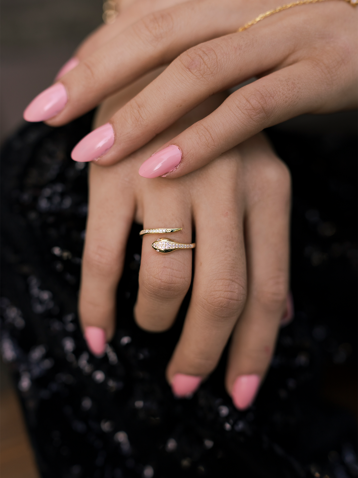 Stony Snake Ring