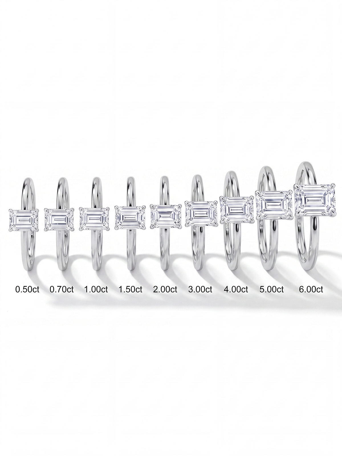 Emerald Cut Solitaire Ring